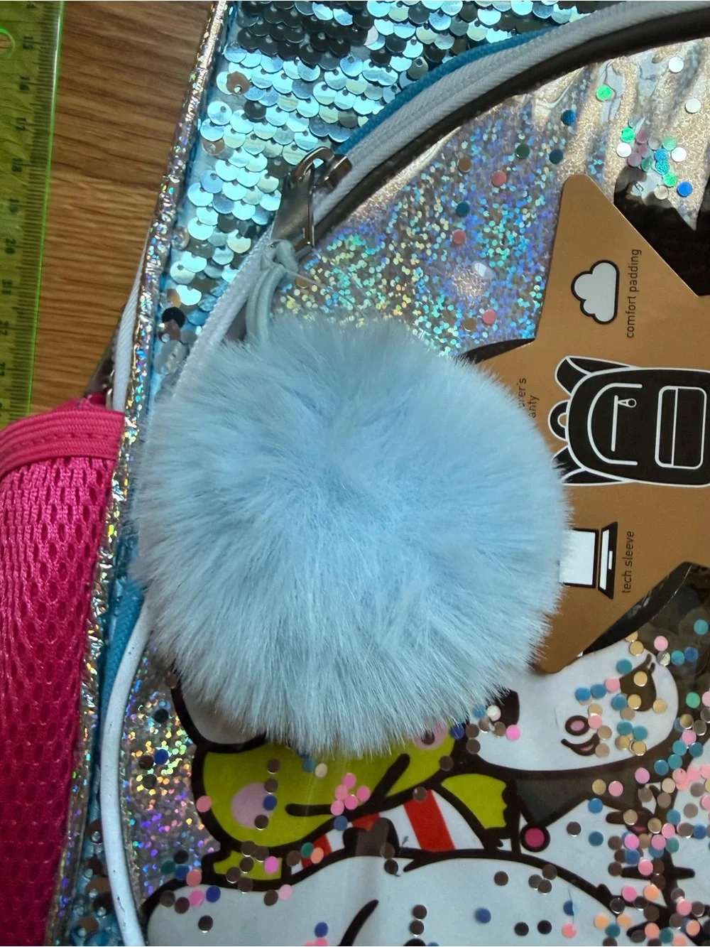 Hello Kitty and friends  color changing Sequin Backpack NWT